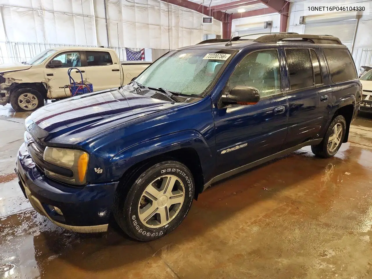 CHEVROLET TRAILBLAZER 2004, VIN 1GNET16P046104330