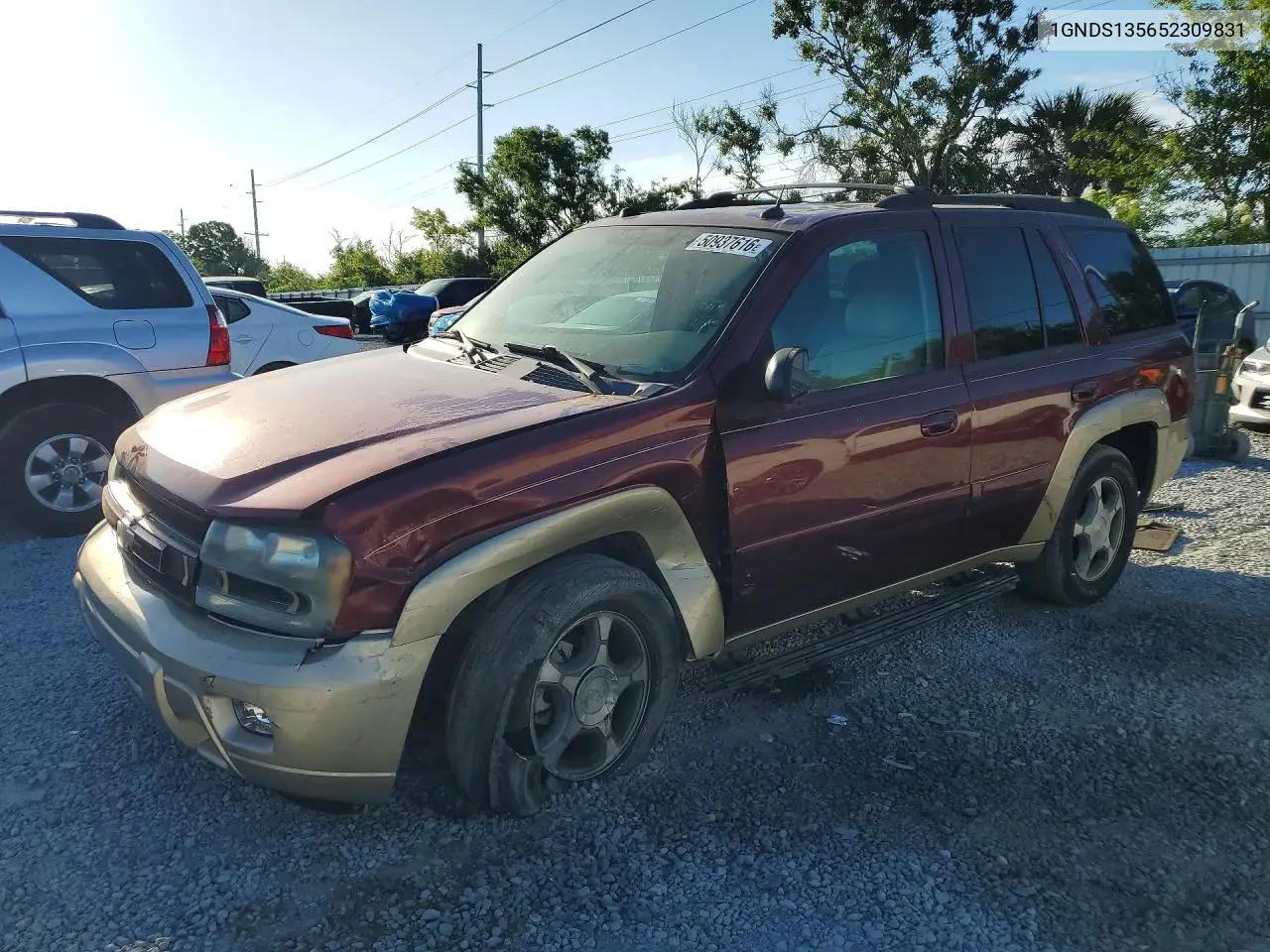 CHEVROLET TRAILBLAZER 2005, VIN 1GNDS13S652309831