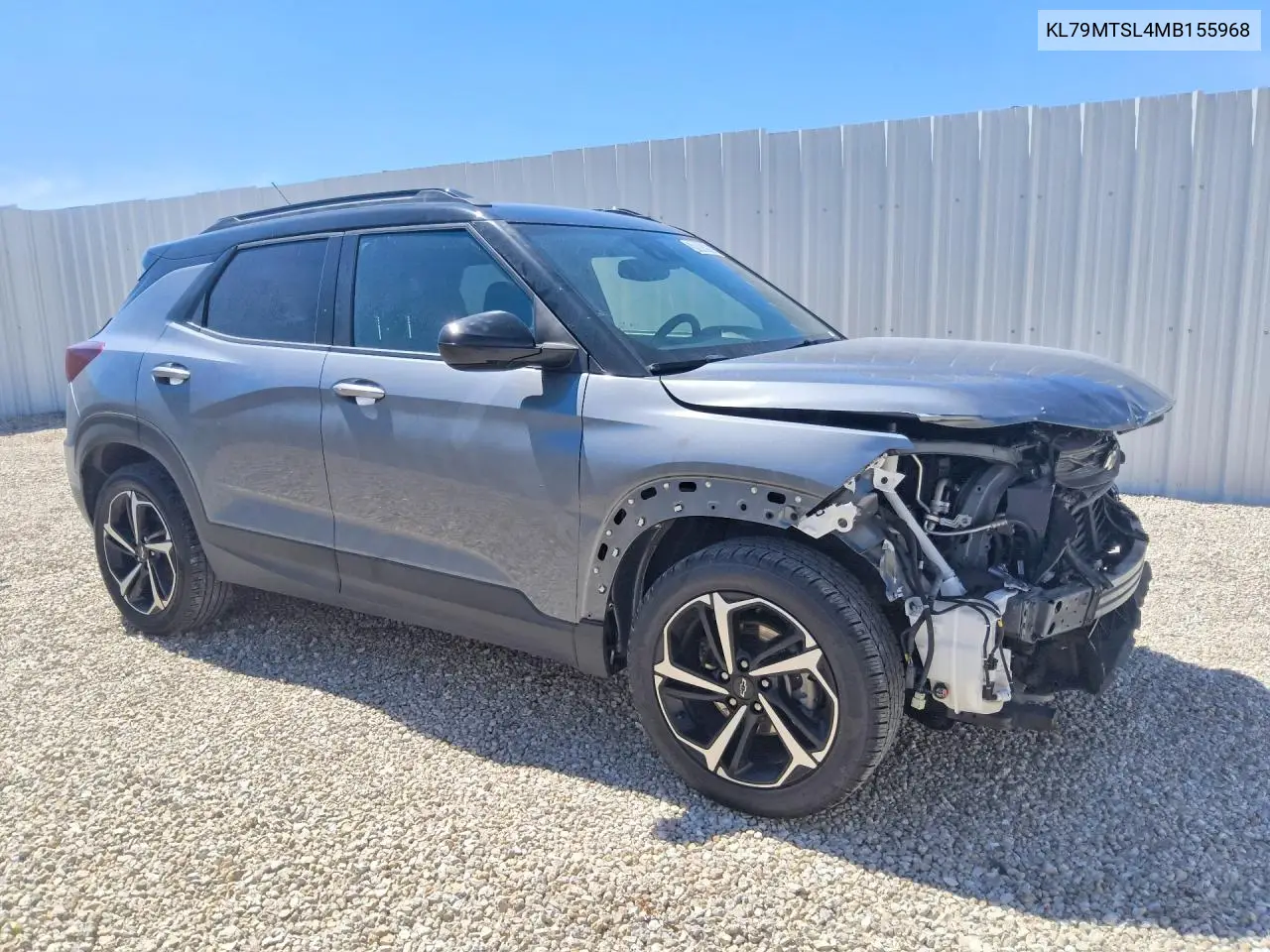 2021 CHEVROLET TRAILBLAZER VIN KL79MTSL4MB155968 — фото 4