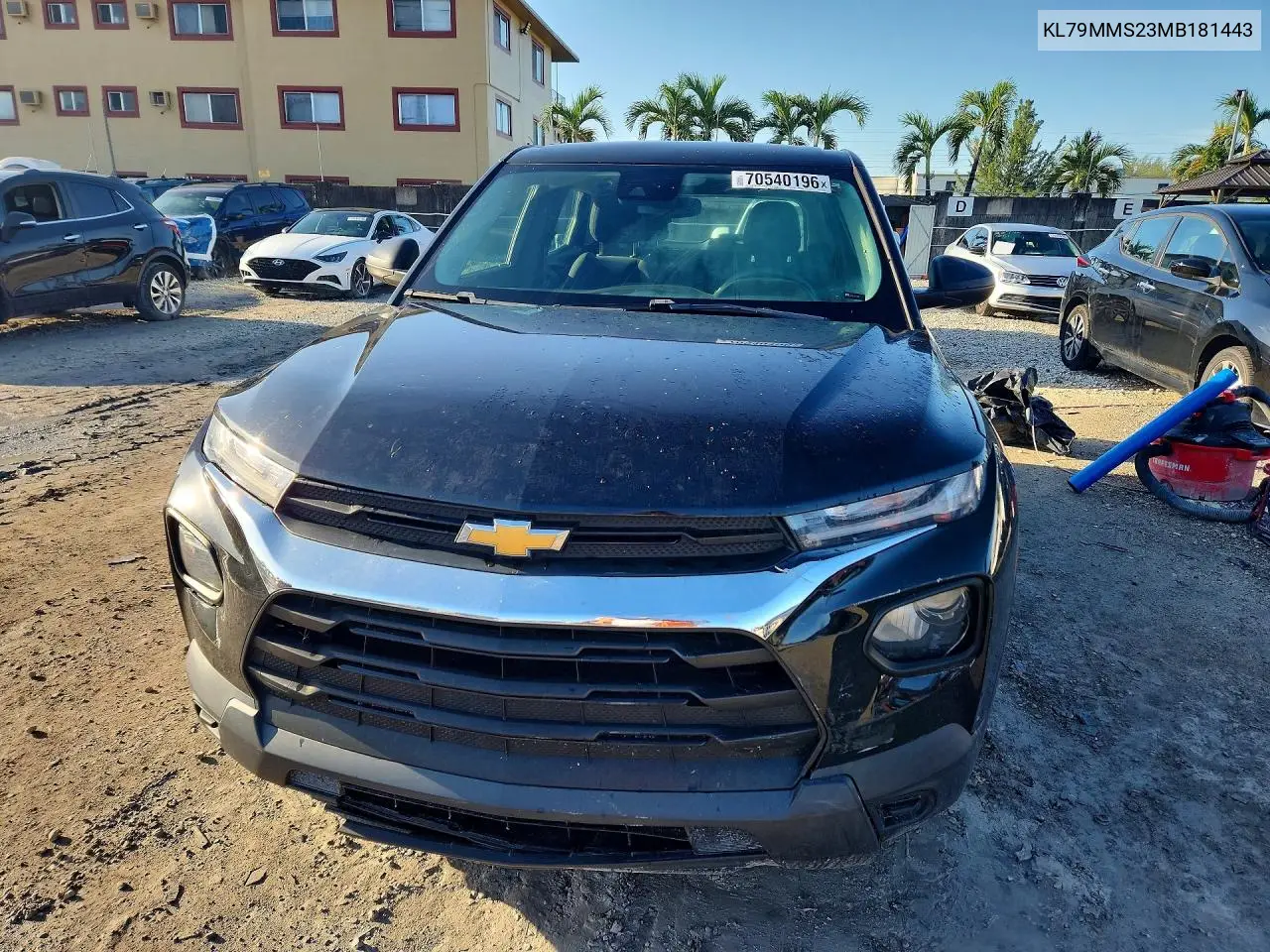 2021 CHEVROLET TRAILBLAZER VIN KL79MMS23MB181443 — фото 5