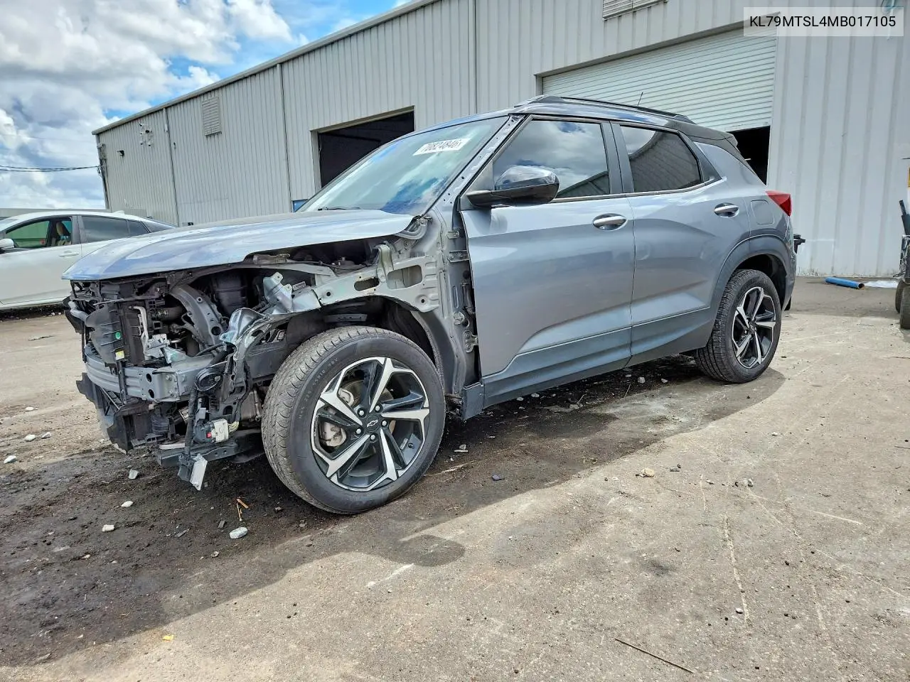 CHEVROLET TRAILBLAZER 2021, VIN KL79MTSL4MB017105