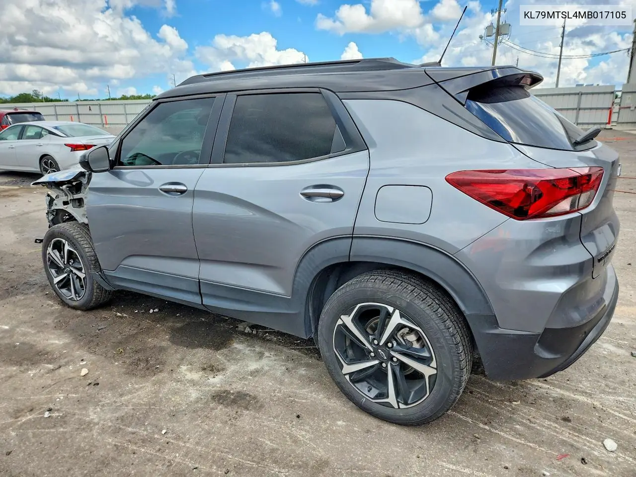 2021 CHEVROLET TRAILBLAZER VIN KL79MTSL4MB017105 — фото 2