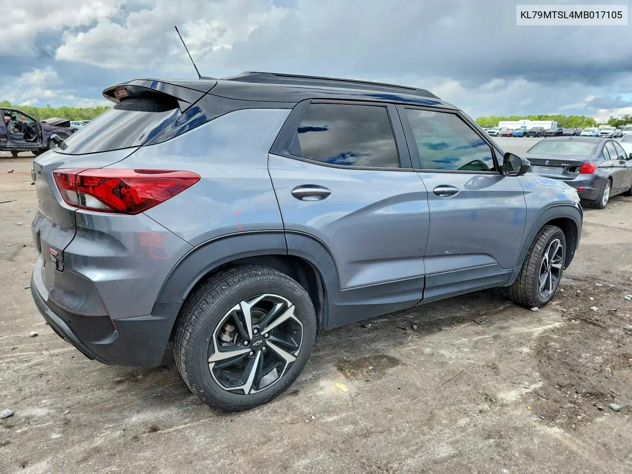 2021 CHEVROLET TRAILBLAZER VIN KL79MTSL4MB017105 — фото 3
