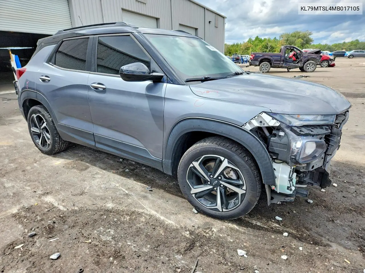 2021 CHEVROLET TRAILBLAZER VIN KL79MTSL4MB017105 — фото 4