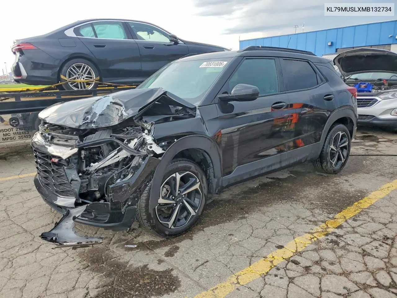 CHEVROLET TRAILBLAZER 2021, VIN KL79MUSLXMB132734