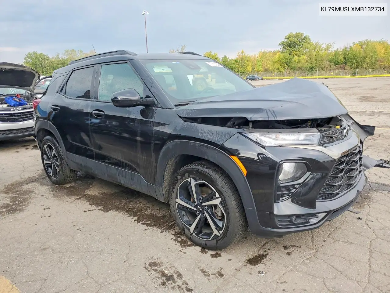 2021 CHEVROLET TRAILBLAZER VIN KL79MUSLXMB132734 — фото 4