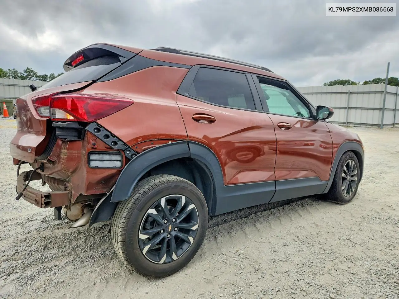 2021 CHEVROLET TRAILBLAZER VIN KL79MPS2XMB086668 — фото 3