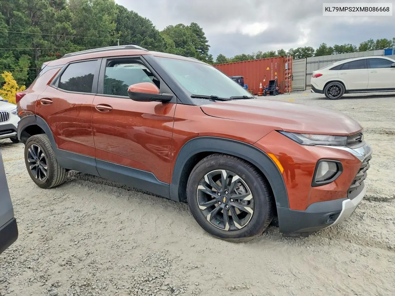 2021 CHEVROLET TRAILBLAZER VIN KL79MPS2XMB086668 — фото 4