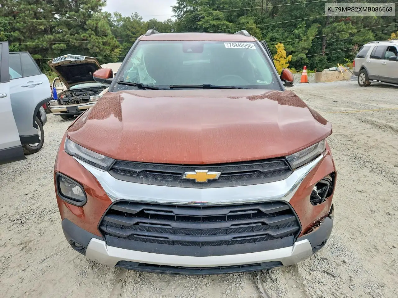 2021 CHEVROLET TRAILBLAZER VIN KL79MPS2XMB086668 — фото 5