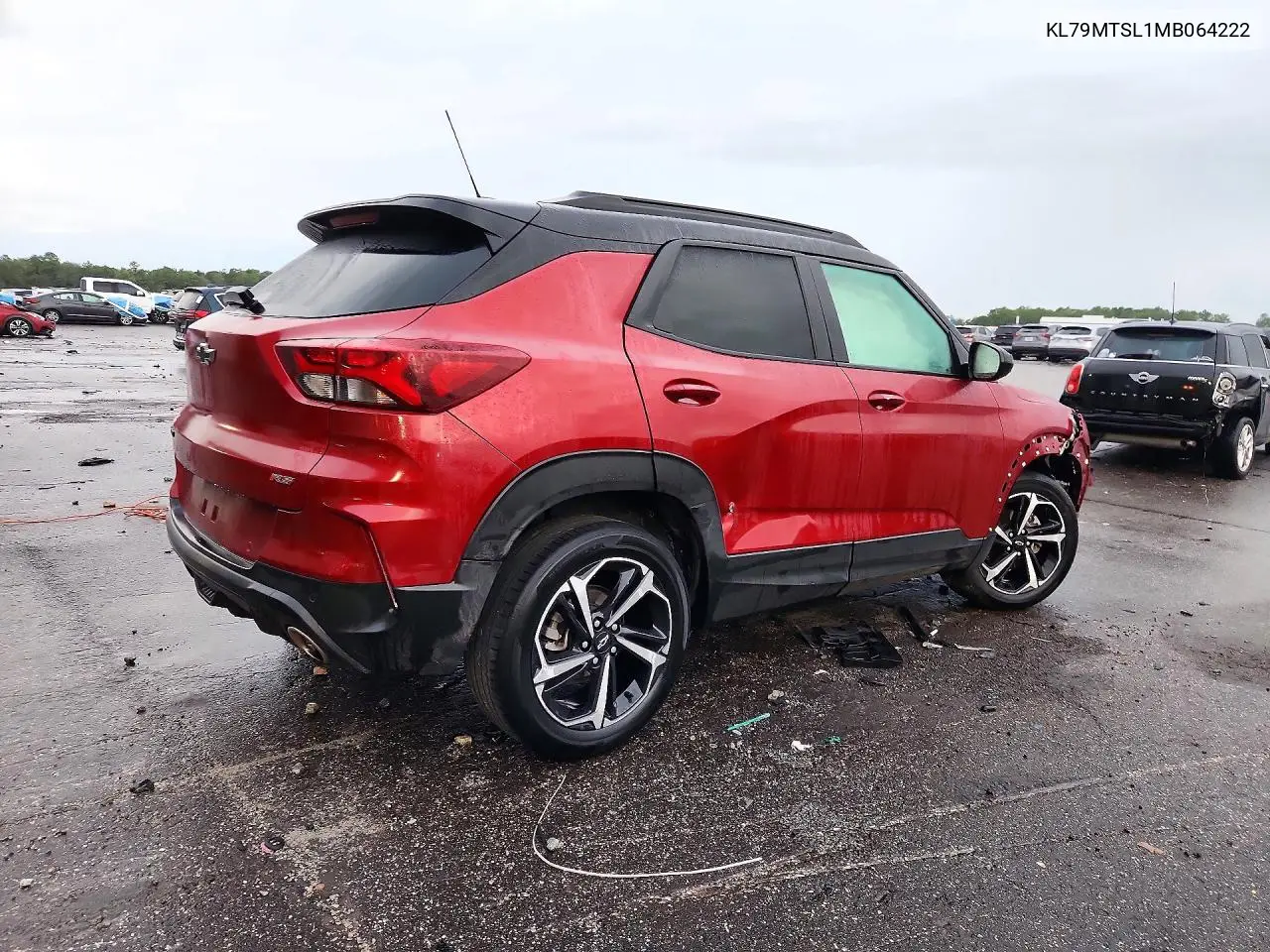 2021 CHEVROLET TRAILBLAZER VIN KL79MTSL1MB064222 — фото 3
