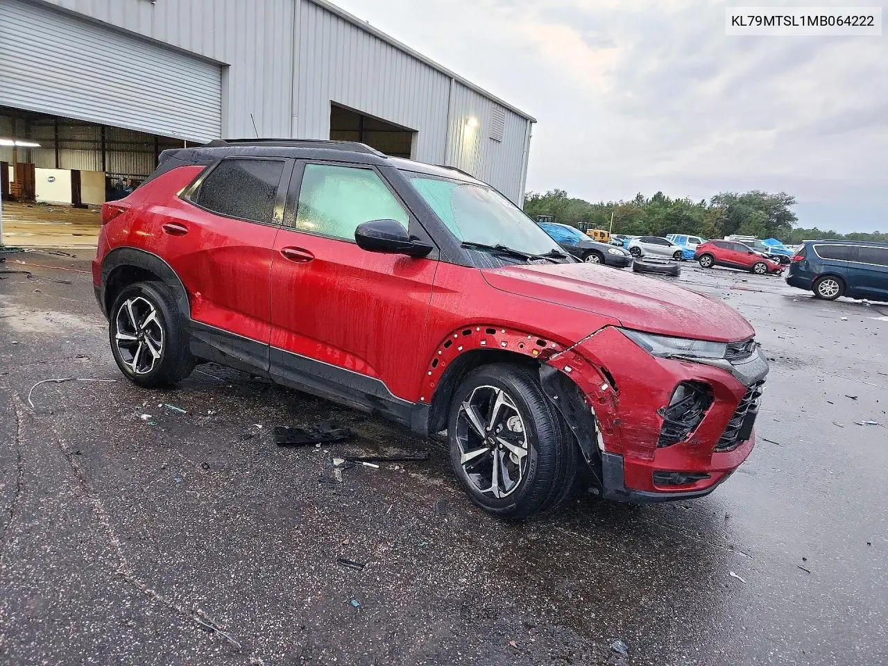 2021 CHEVROLET TRAILBLAZER VIN KL79MTSL1MB064222 — фото 4