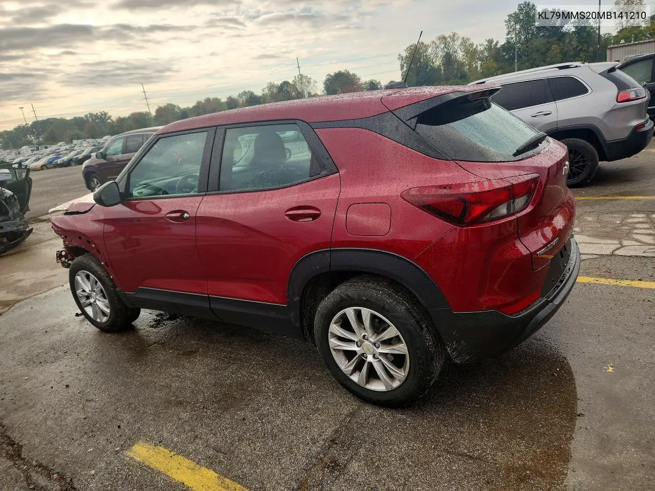 2021 CHEVROLET TRAILBLAZER VIN KL79MMS20MB141210 — фото 2