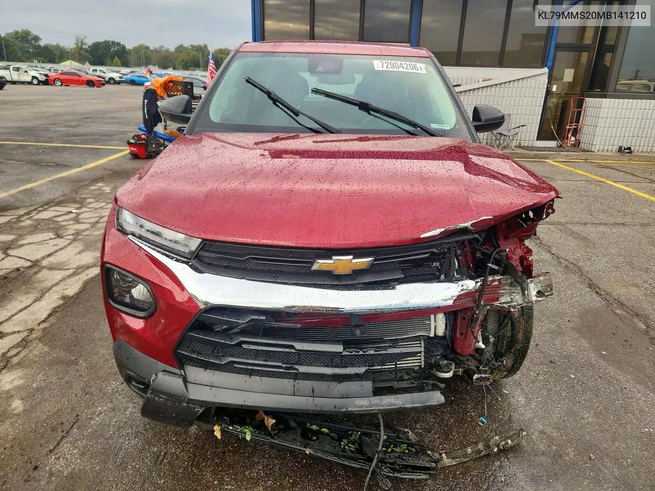 2021 CHEVROLET TRAILBLAZER VIN KL79MMS20MB141210 — фото 5