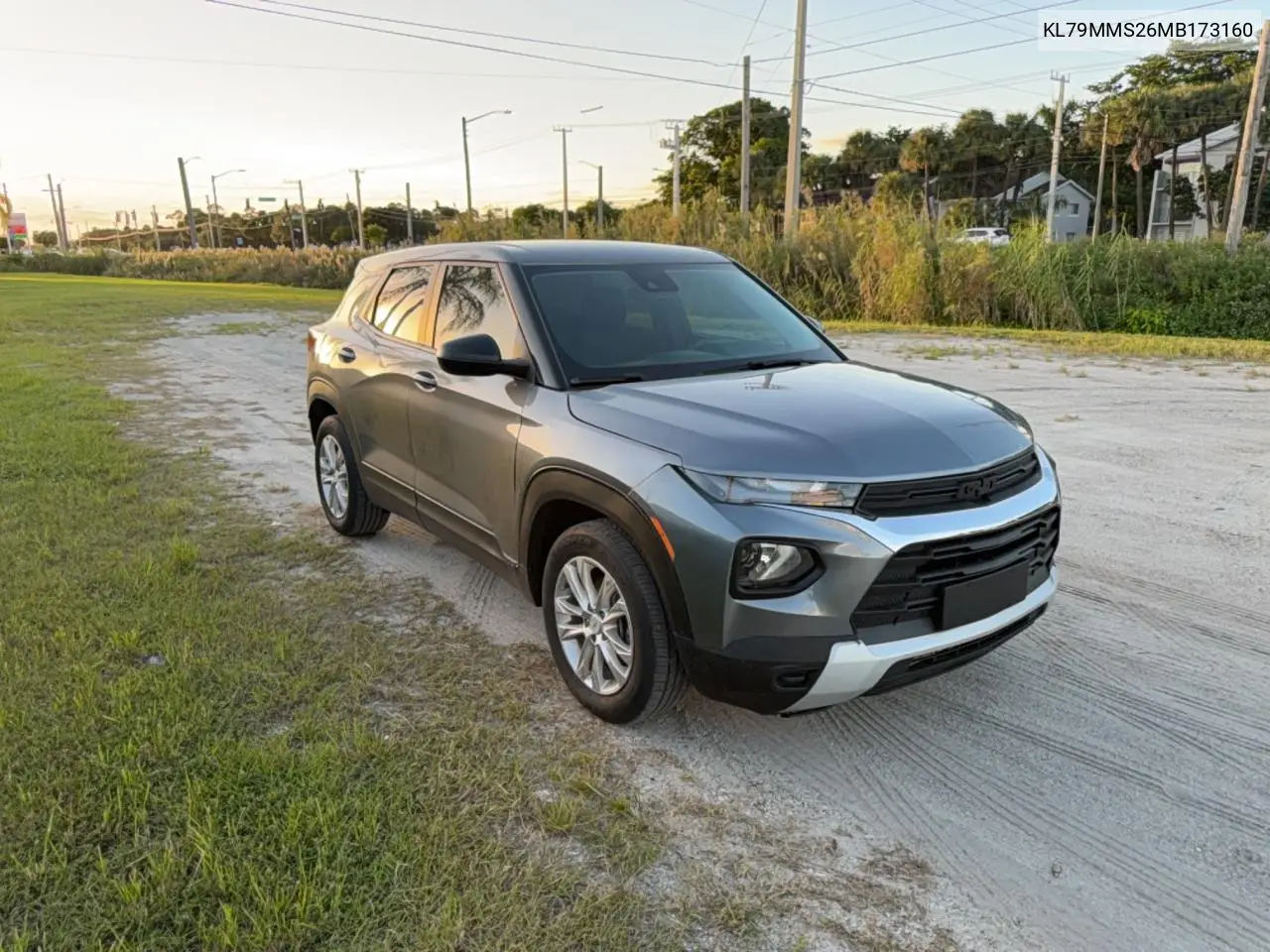 CHEVROLET TRAILBLAZER 2021, VIN KL79MMS26MB173160