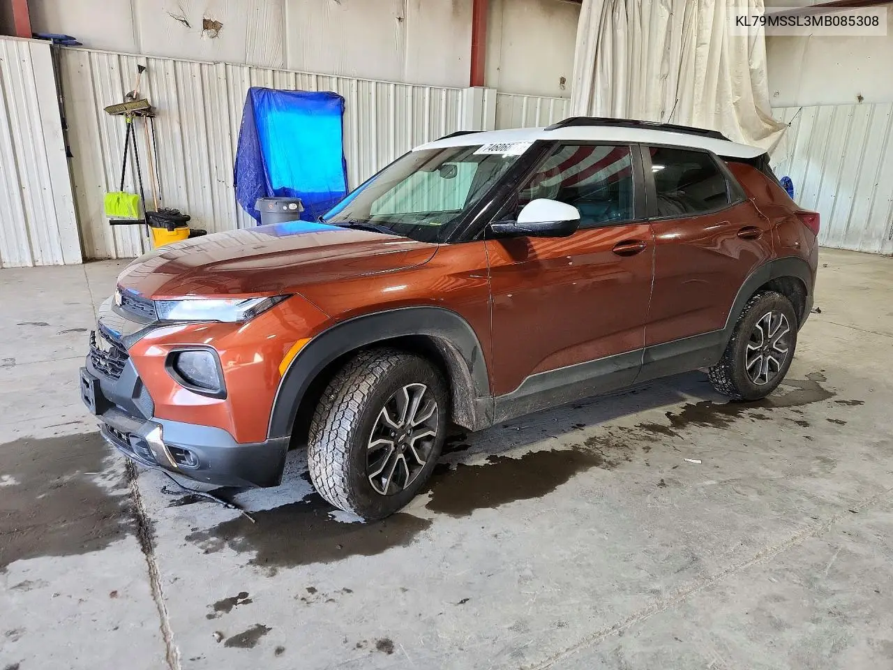 CHEVROLET TRAILBLAZER 2021, VIN KL79MSSL3MB085308
