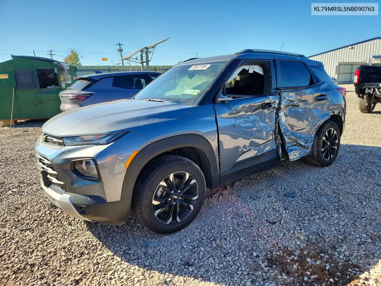 CHEVROLET TRAILBLAZER 2022, VIN KL79MRSL5NB090763