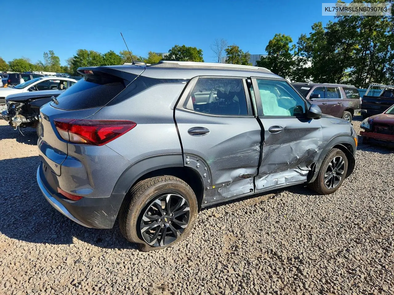 2022 CHEVROLET TRAILBLAZER VIN KL79MRSL5NB090763 — фото 3