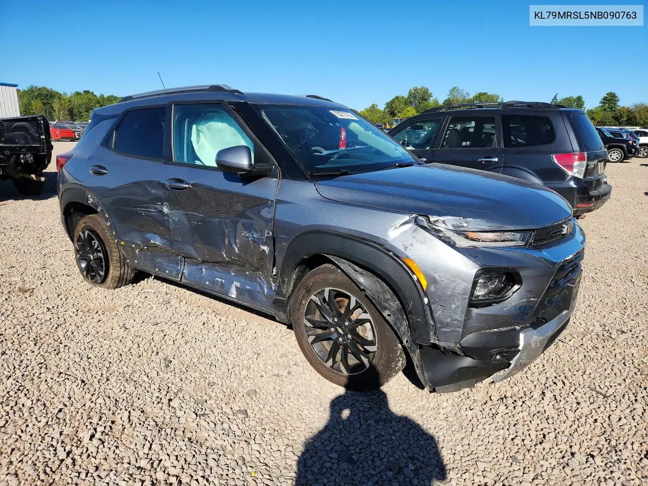 2022 CHEVROLET TRAILBLAZER VIN KL79MRSL5NB090763 — фото 4