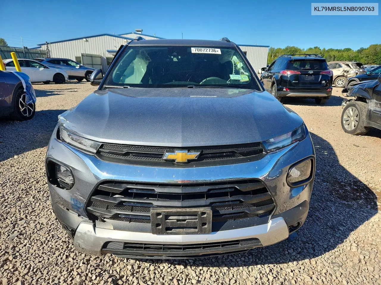 2022 CHEVROLET TRAILBLAZER VIN KL79MRSL5NB090763 — фото 5