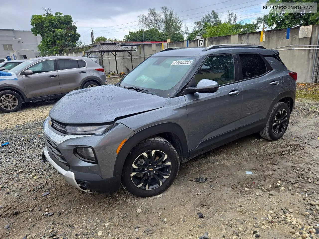 CHEVROLET TRAILBLAZER 2022, VIN KL79MPS20NB107772