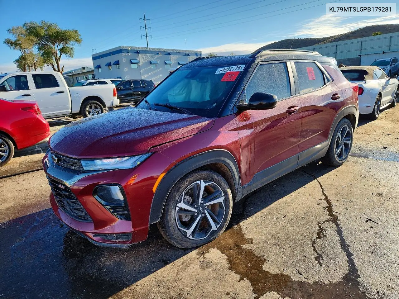 CHEVROLET TRAILBLAZER 2023, VIN KL79MTSL5PB179281
