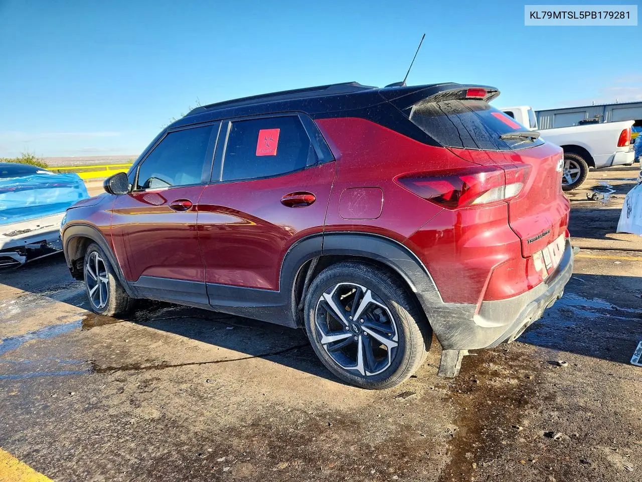 2023 CHEVROLET TRAILBLAZER VIN KL79MTSL5PB179281 — фото 2