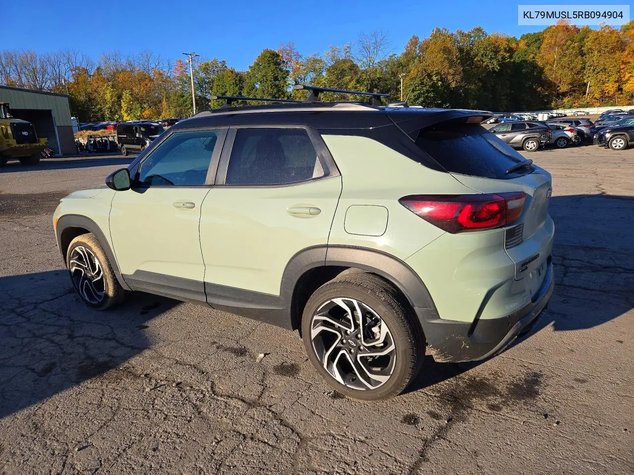 2024 CHEVROLET TRAILBLAZER VIN KL79MUSL5RB094904 — фото 2