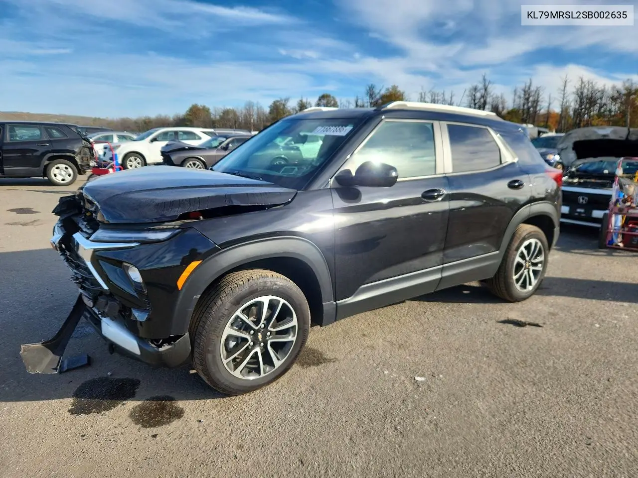 CHEVROLET TRAILBLAZER 2025, VIN KL79MRSL2SB002635