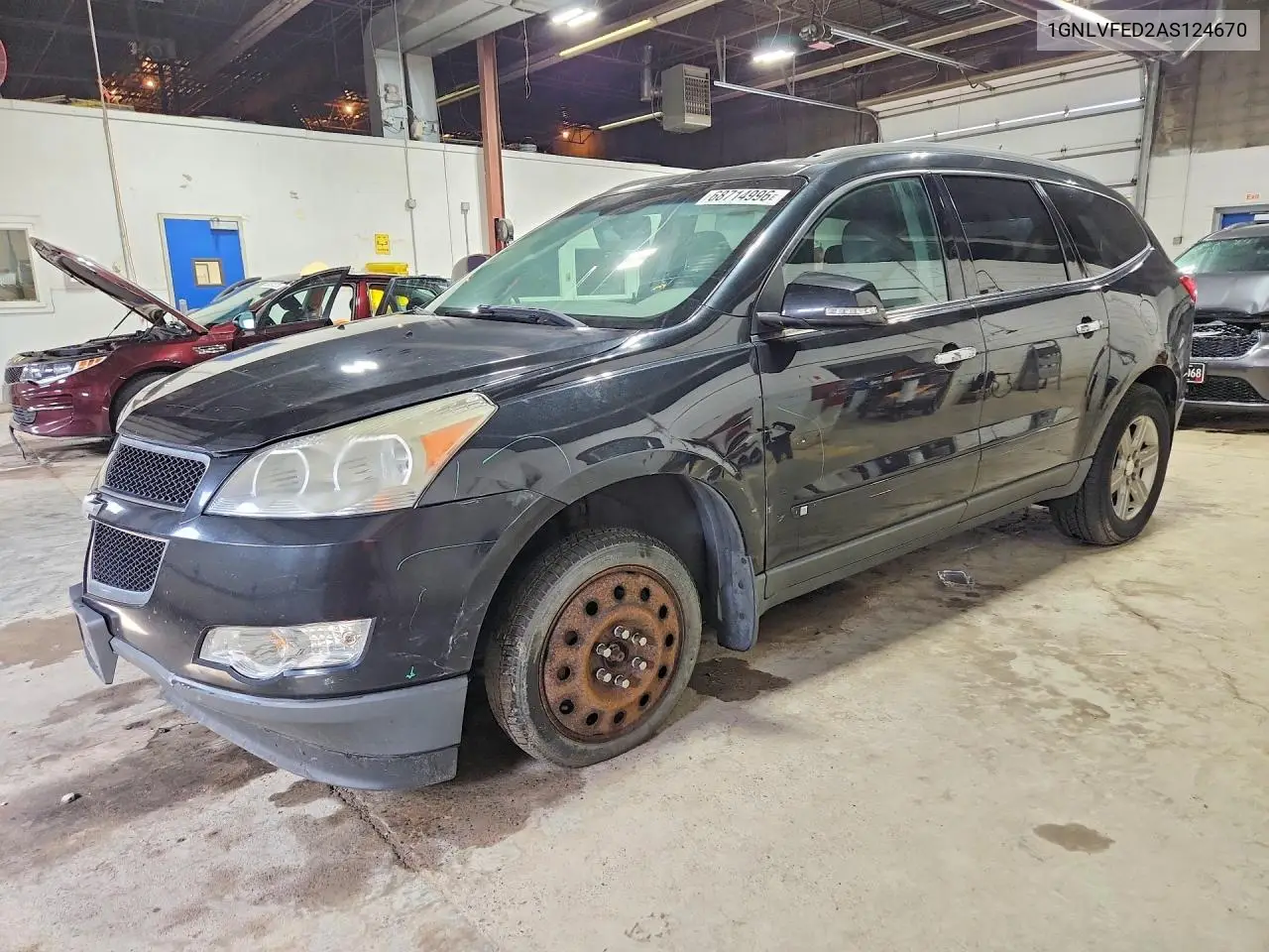 CHEVROLET TRAVERSE 2010, VIN 1GNLVFED2AS124670