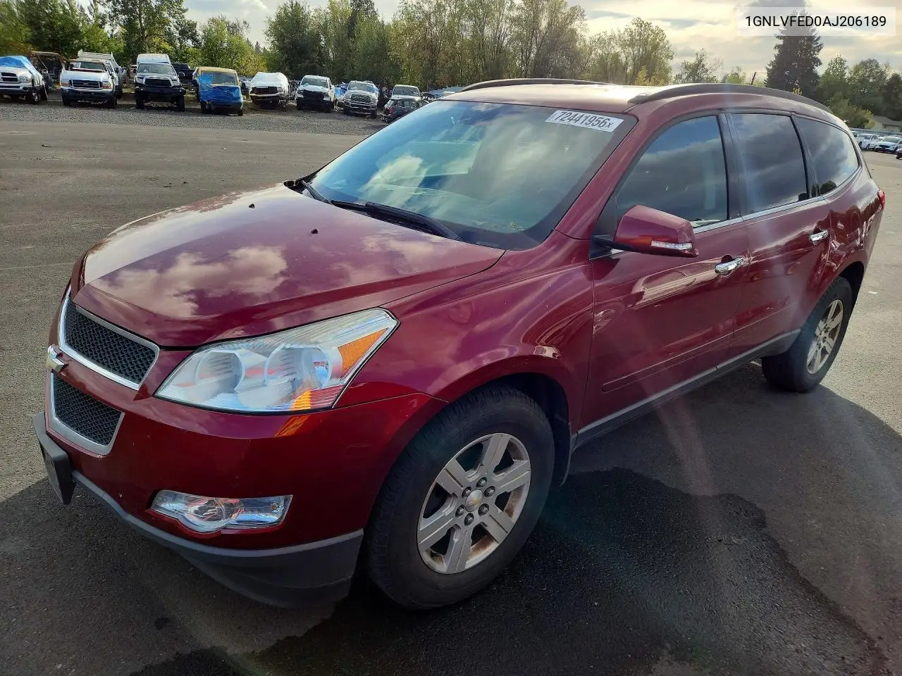 CHEVROLET TRAVERSE 2010, VIN 1GNLVFED0AJ206189