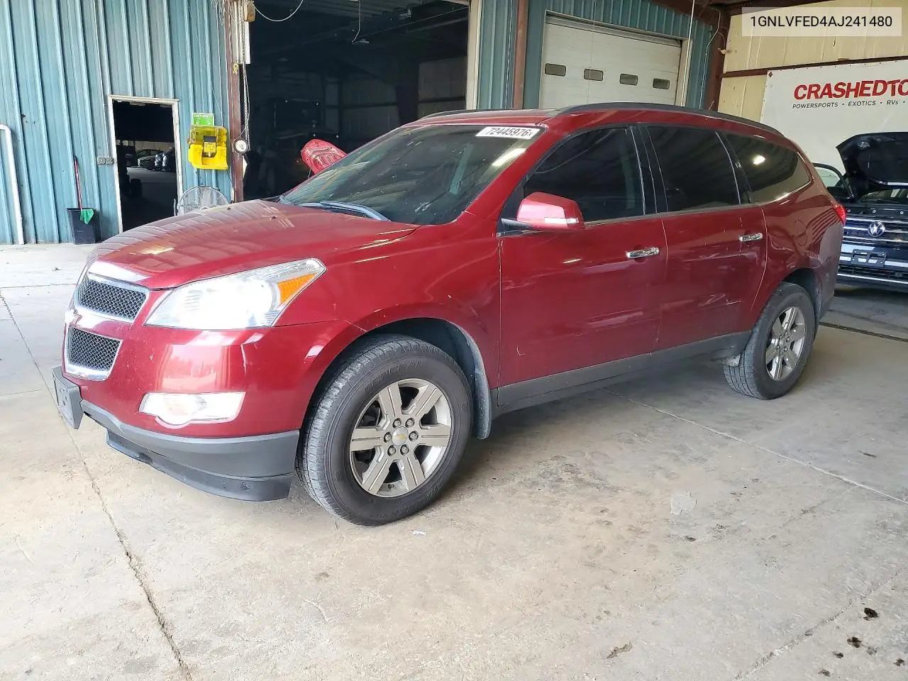CHEVROLET TRAVERSE 2010, VIN 1GNLVFED4AJ241480