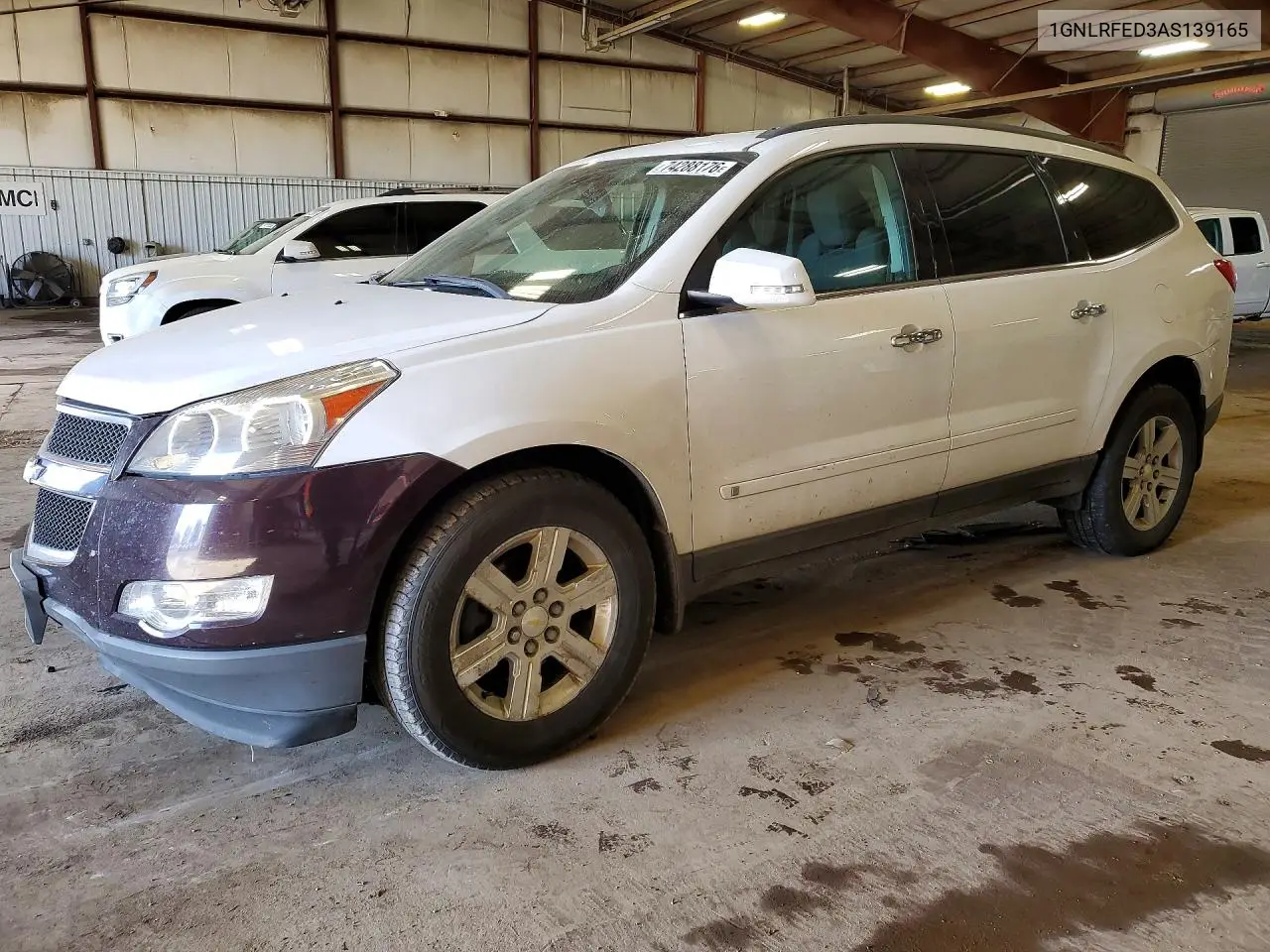 CHEVROLET TRAVERSE 2010, VIN 1GNLRFED3AS139165