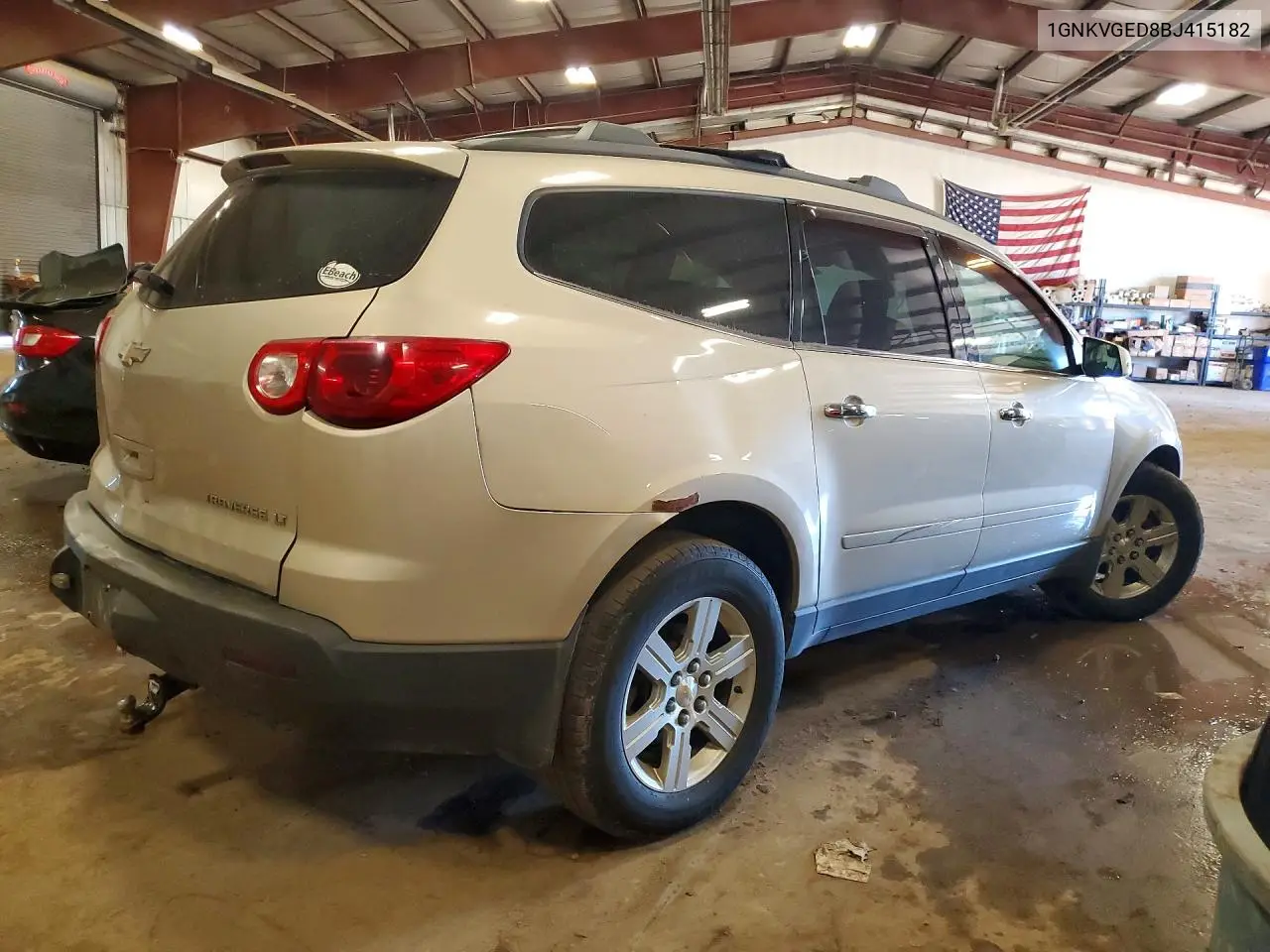 2011 CHEVROLET TRAVERSE VIN 1GNKVGED8BJ415182 — фото 3