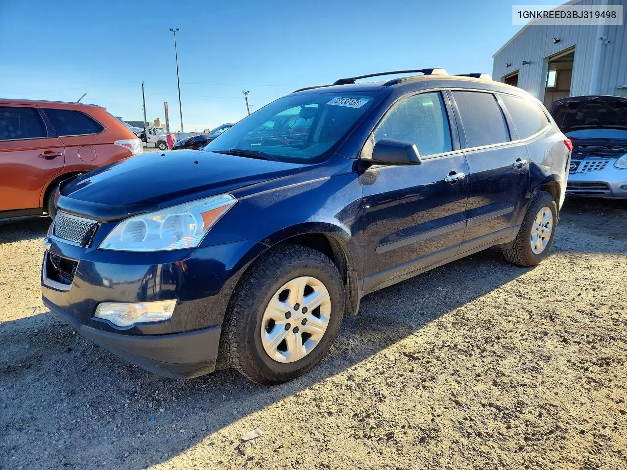 CHEVROLET TRAVERSE 2011, VIN 1GNKREED3BJ319498