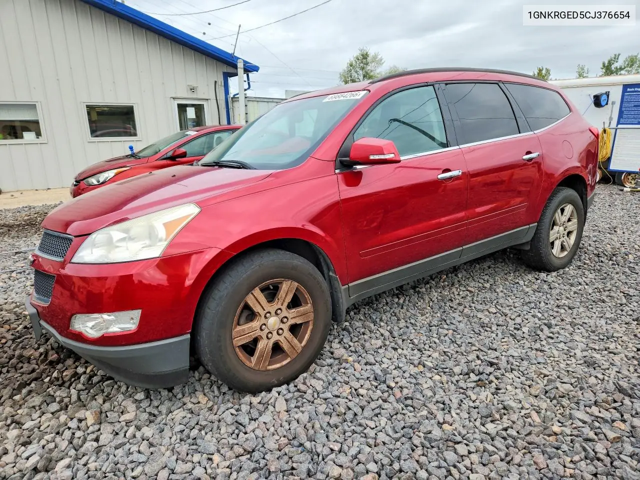 CHEVROLET TRAVERSE 2012, VIN 1GNKRGED5CJ376654