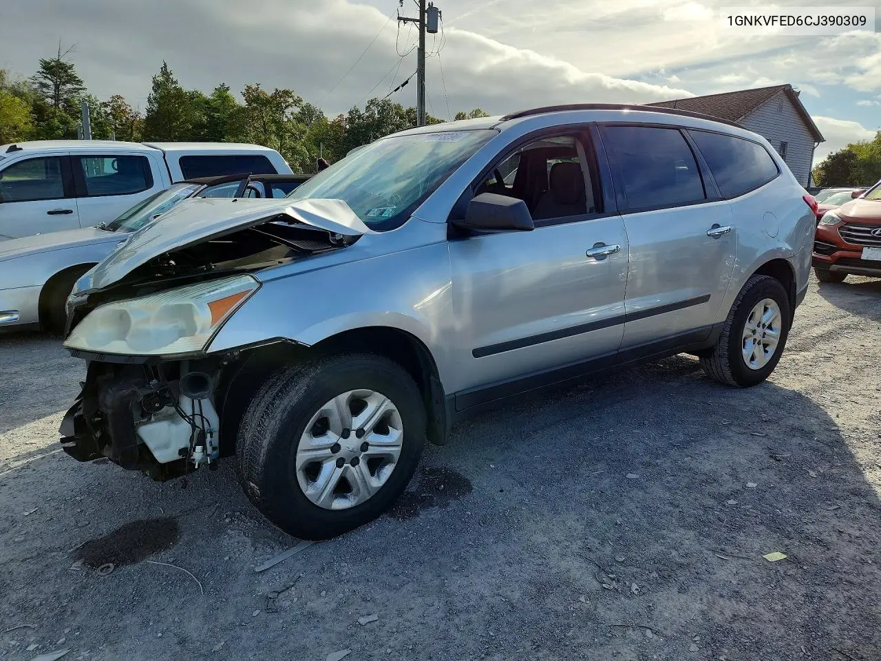 CHEVROLET TRAVERSE 2012, VIN 1GNKVFED6CJ390309