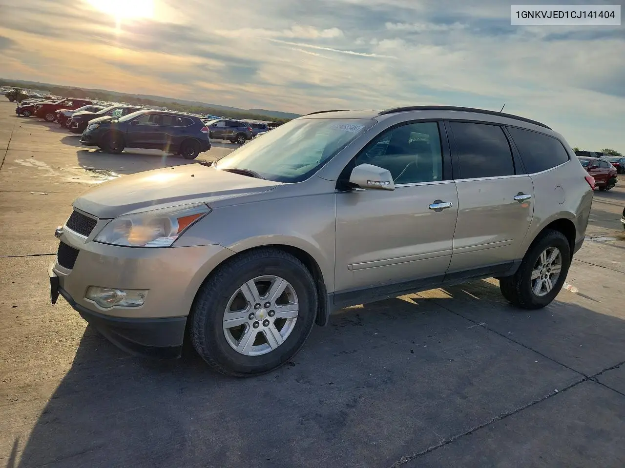 CHEVROLET TRAVERSE 2012, VIN 1GNKVJED1CJ141404