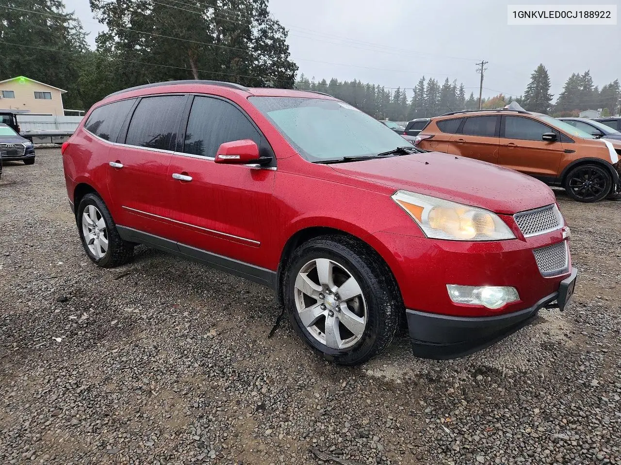 2012 CHEVROLET TRAVERSE VIN 1GNKVLED0CJ188922 — фото 4