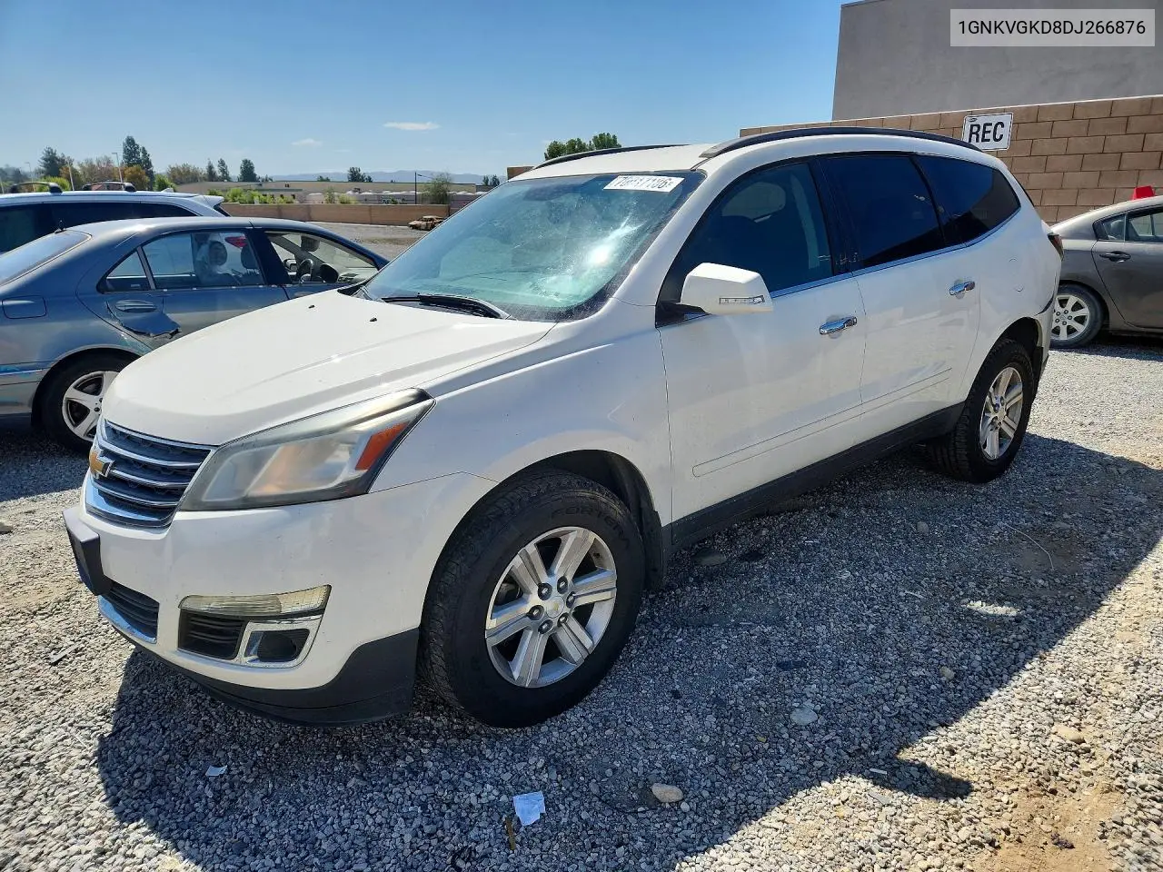 CHEVROLET TRAVERSE 2013, VIN 1GNKVGKD8DJ266876