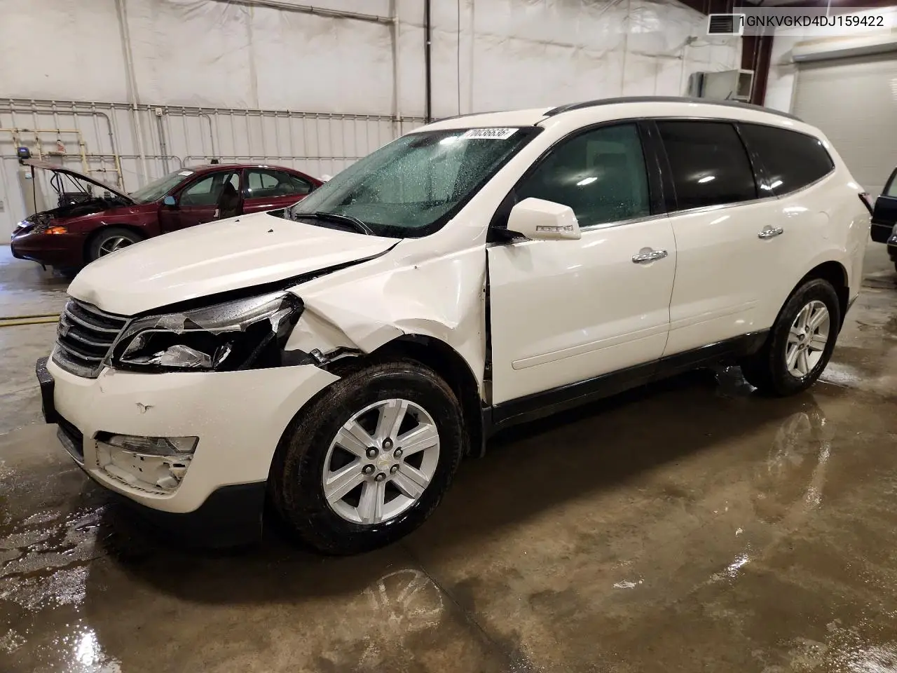 CHEVROLET TRAVERSE 2013, VIN 1GNKVGKD4DJ159422