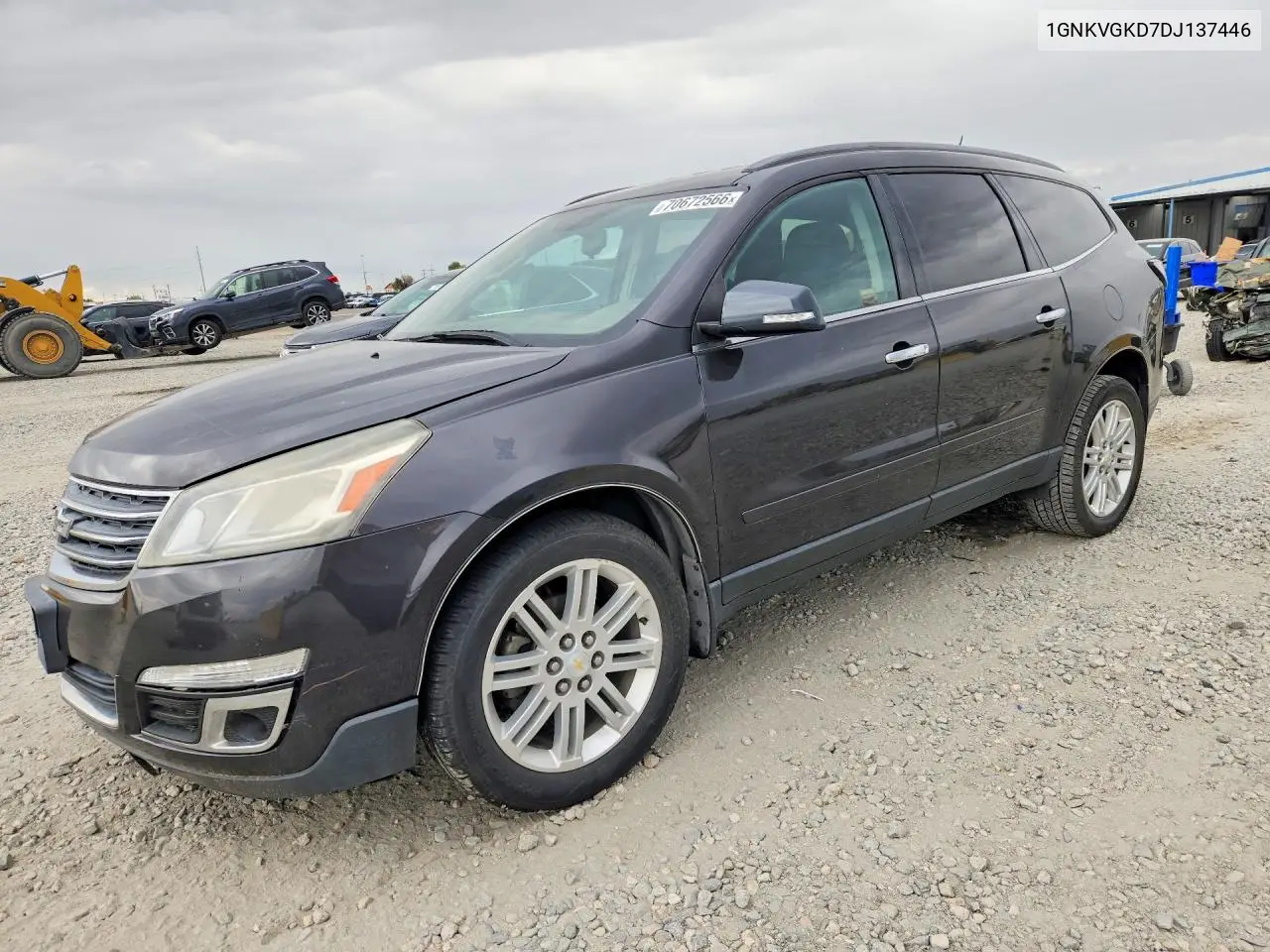 CHEVROLET TRAVERSE 2013, VIN 1GNKVGKD7DJ137446