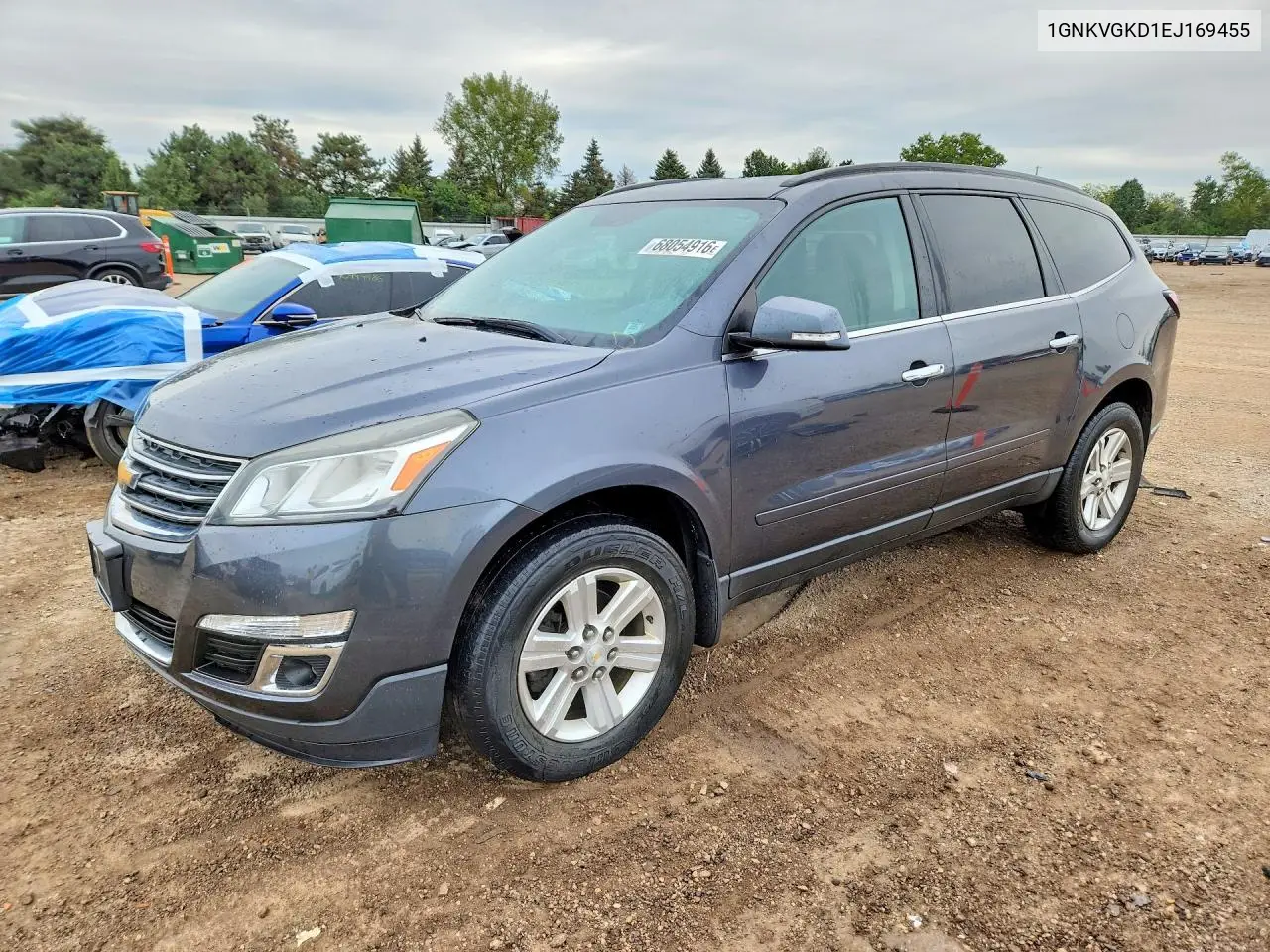 CHEVROLET TRAVERSE 2014, VIN 1GNKVGKD1EJ169455