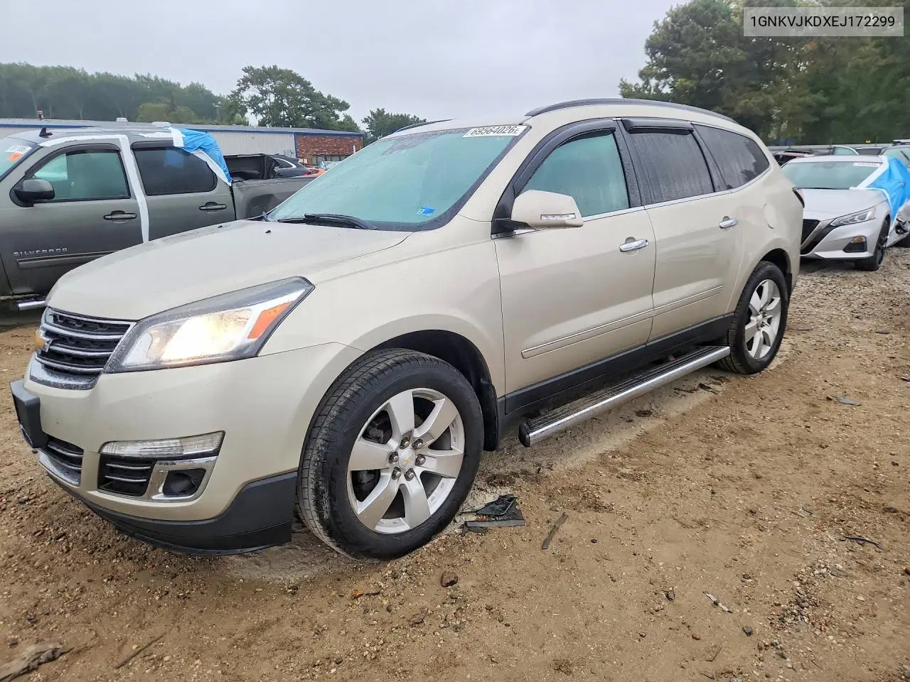 CHEVROLET TRAVERSE 2014, VIN 1GNKVJKDXEJ172299