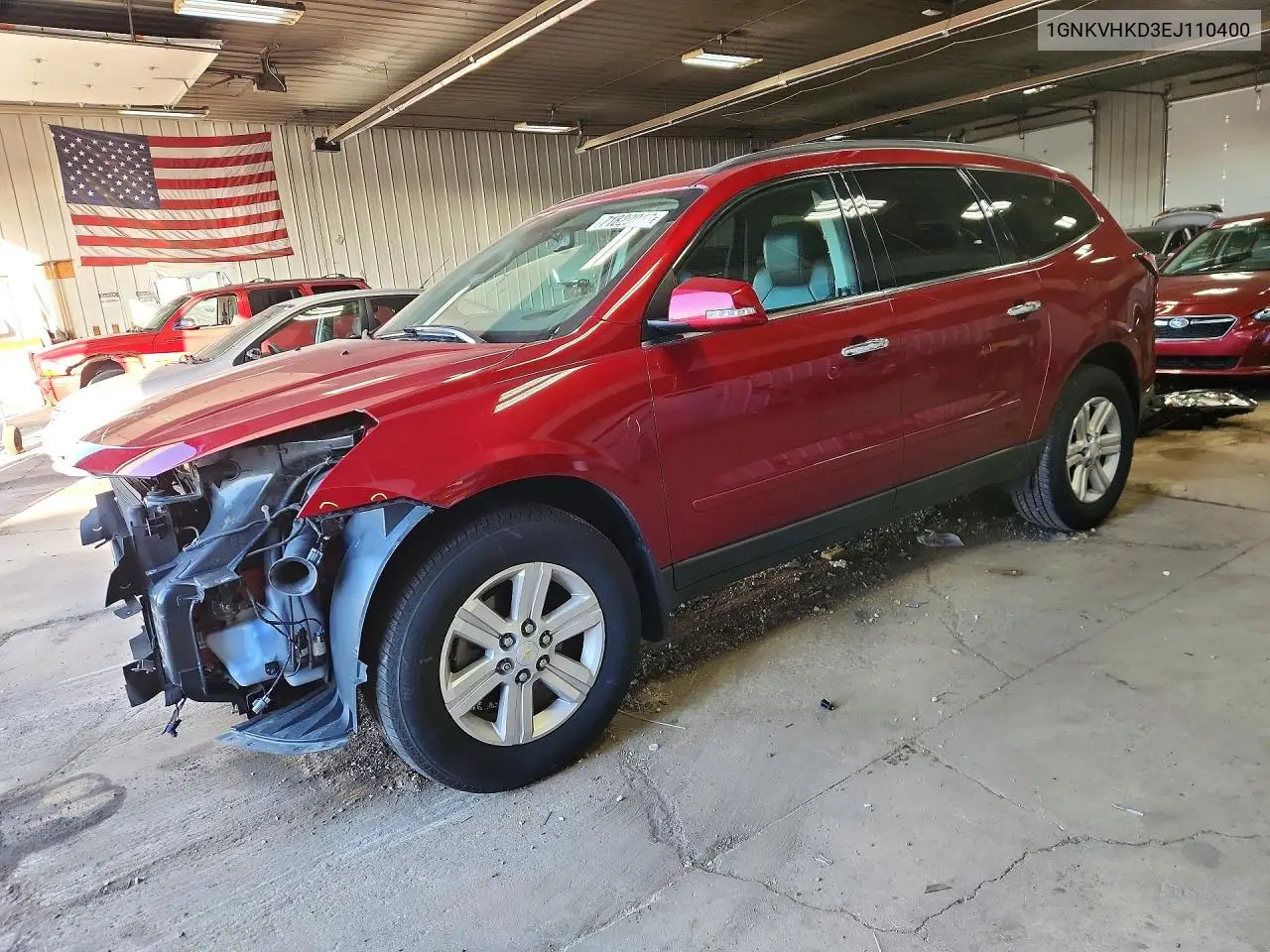 CHEVROLET TRAVERSE 2014, VIN 1GNKVHKD3EJ110400