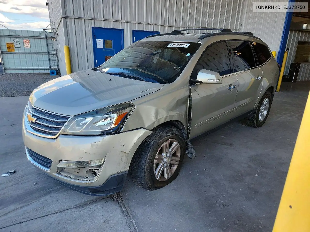 CHEVROLET TRAVERSE 2014, VIN 1GNKRHKD1EJ373750