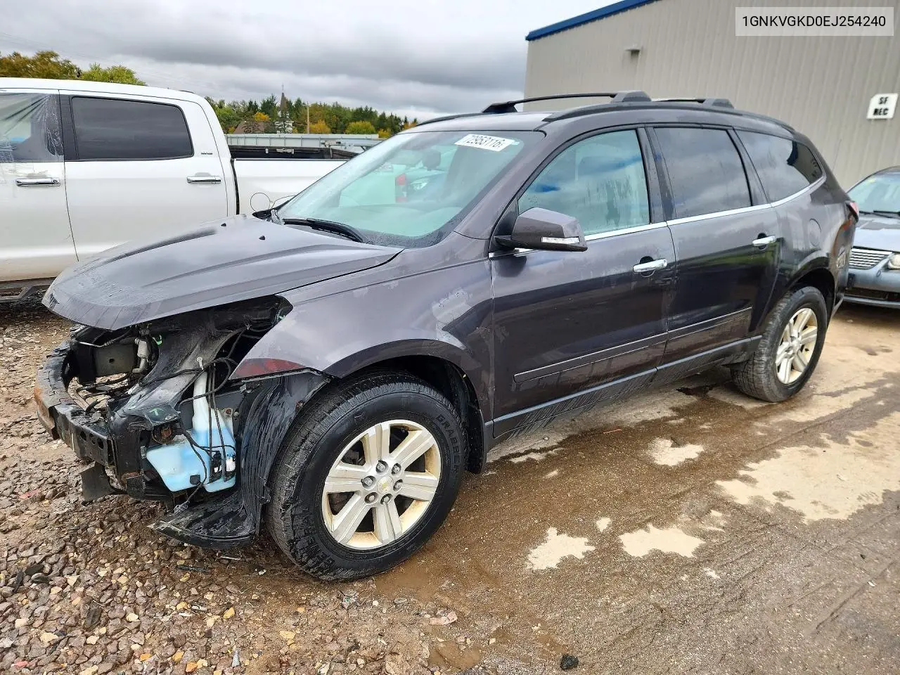 CHEVROLET TRAVERSE 2014, VIN 1GNKVGKD0EJ254240