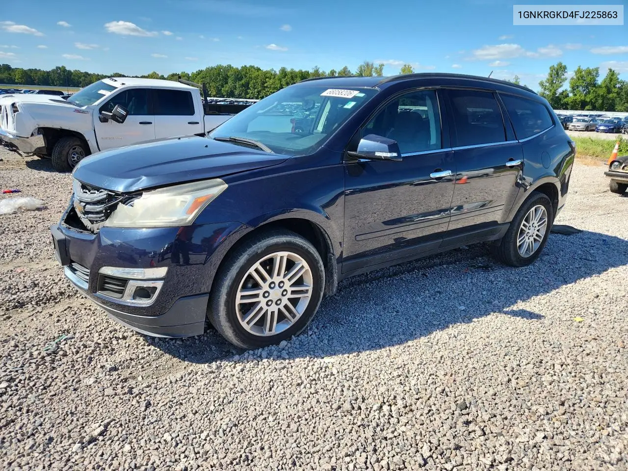 CHEVROLET TRAVERSE 2015, VIN 1GNKRGKD4FJ225863
