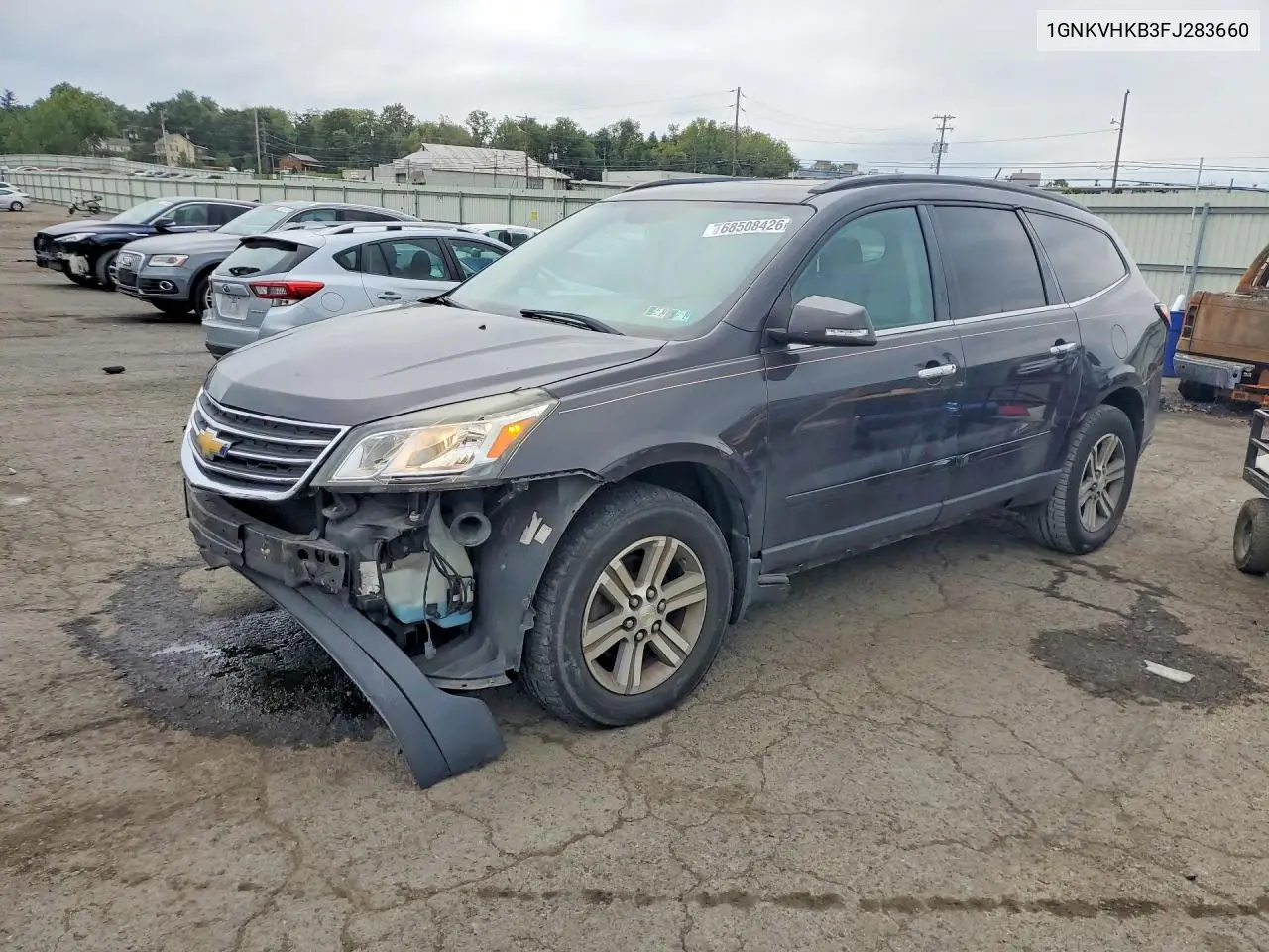CHEVROLET TRAVERSE 2015, VIN 1GNKVHKB3FJ283660