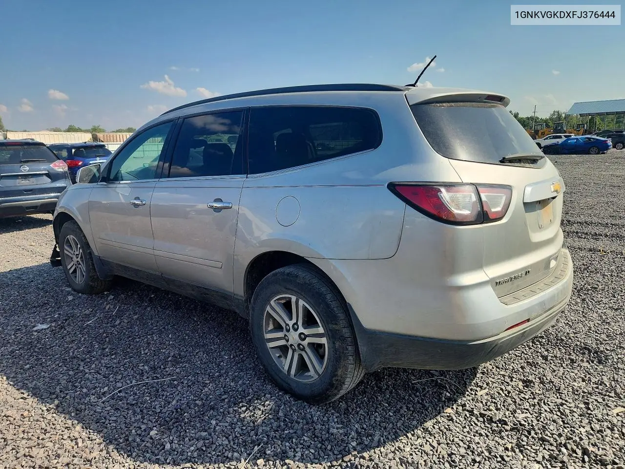 2015 CHEVROLET TRAVERSE VIN 1GNKVGKDXFJ376444 — фото 2