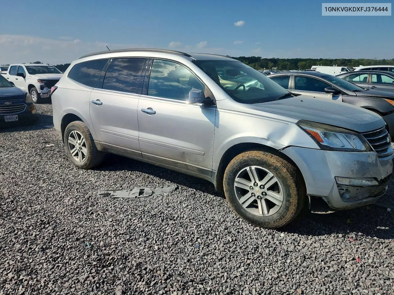 2015 CHEVROLET TRAVERSE VIN 1GNKVGKDXFJ376444 — фото 4